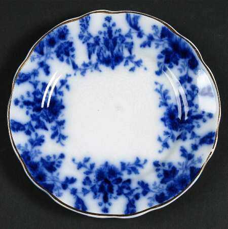Osborne (Flow Blue) Bread & Butter Plate