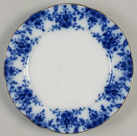 Osborne (Flow Blue) Luncheon Plate