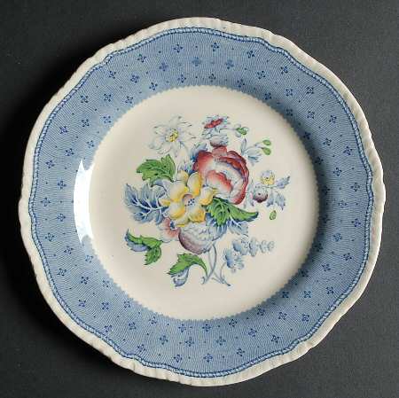 Plymouth Blue Salad Plate