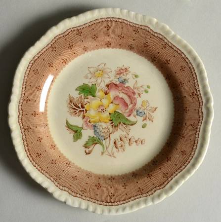 Plymouth Brown Bread & Butter Plate