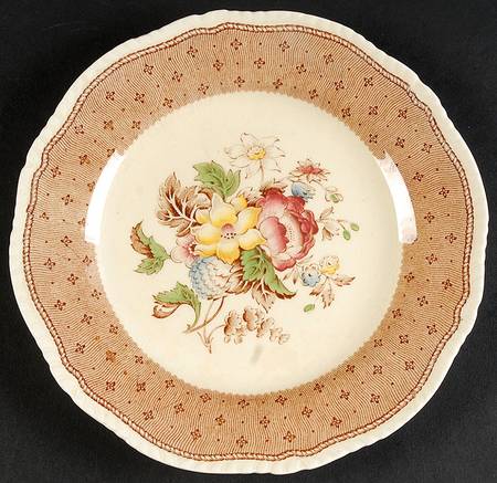Plymouth Brown Salad Plate