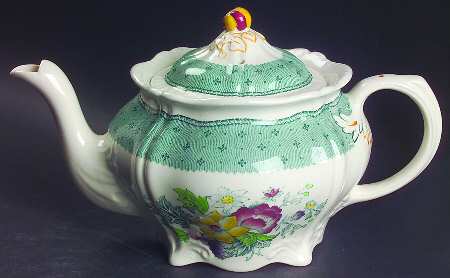 Plymouth Green Teapot & Lid