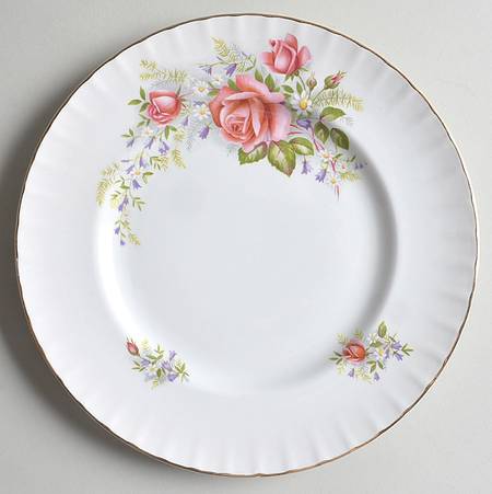 Regal Rose Luncheon Plate