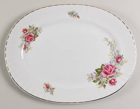 Regal Rose 14" Oval Serving Platter