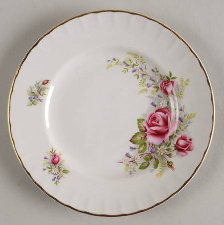 Regal Rose Dessert/Pie Plate
