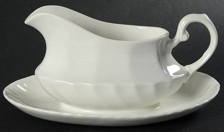 Whitehall Gravy Boat with Attached Underplate