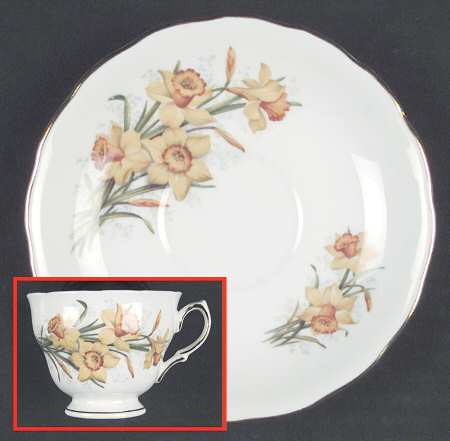 Royal Vale Cup & Saucer Sets Footed Cup & Saucer Set