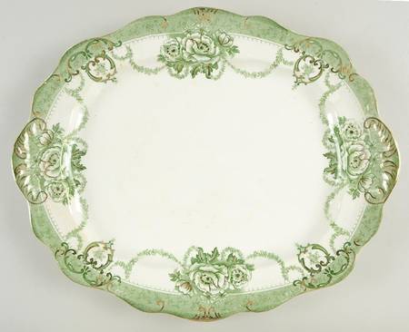 Roxbury Green 15" Oval Serving Platter