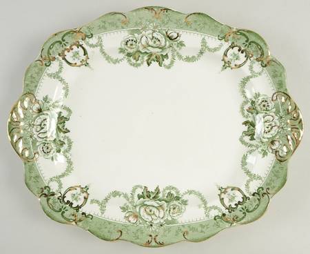 Roxbury Green 13" Oval Serving Platter