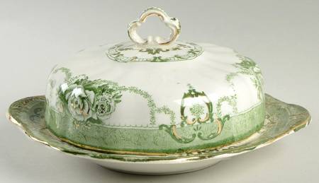 Roxbury Green Round Covered Butter