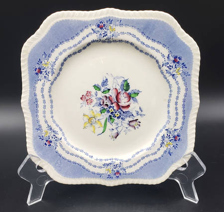 Rutland Blue Square Salad Plate