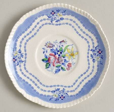 Rutland Blue Saucer for Cream Soup Bowl