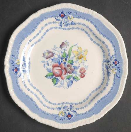 Rutland Blue Bread & Butter Plate