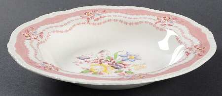 Rutland Red Rim Soup Bowl