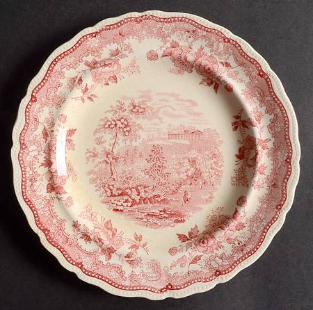 Shannondale Red Bread & Butter Plate
