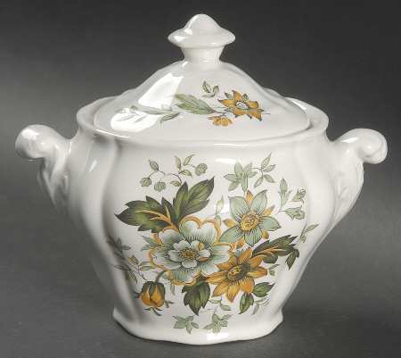 Spring Garden Sugar Bowl & Lid
