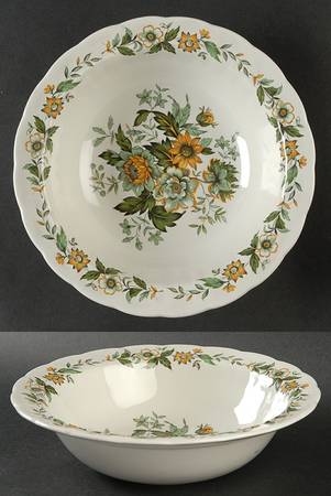 Spring Garden 8" Round Vegetable Bowl