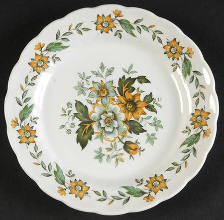 Spring Garden Bread & Butter Plate