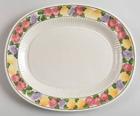 Tuberose 10" Oval Serving Platter
