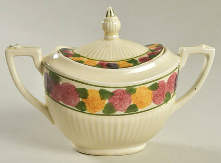 Tuberose Sugar Bowl & Lid