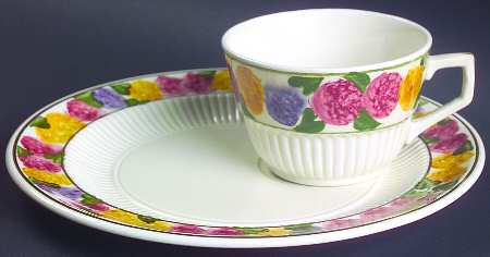 Tuberose Snack Plate & Cup Set