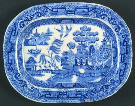 Willow Blue (Birds, Diamond Stamp) Relish