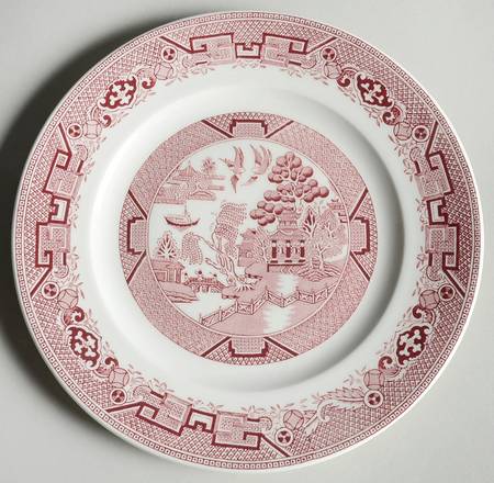 Willow Pink Salad Plate