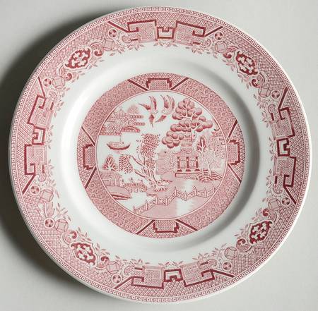 Willow Pink Dessert/Pie Plate