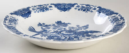 Windsor Blue Large Fruit Bowl