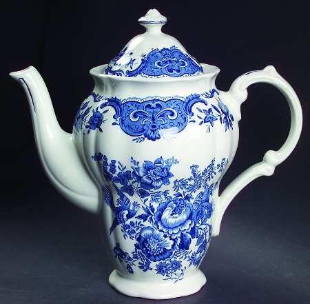 Windsor Blue Coffee Pot & Lid