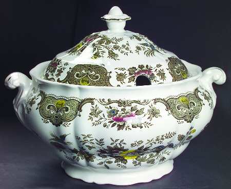 Windsor Green Multicolor Tureen &  Lid