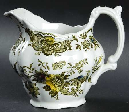 Windsor Green Multicolor Creamer