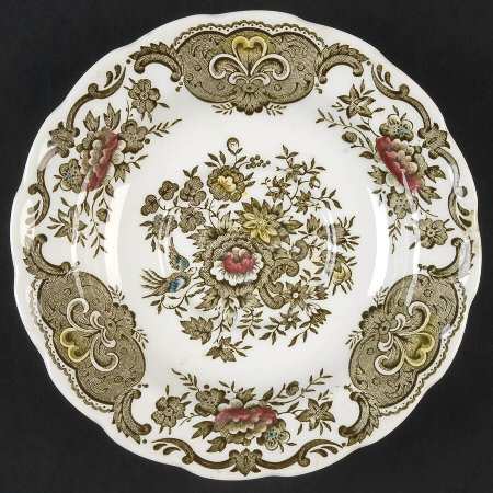 Windsor Green Multicolor Saucer