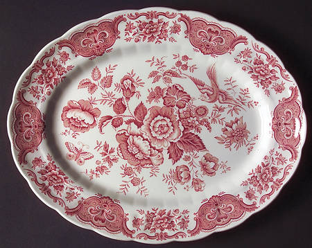 Windsor Pink 12" Oval Serving Platter