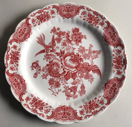 Windsor Pink Chop Plate (Round Platter)