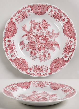 Windsor Pink Rim Soup Bowl