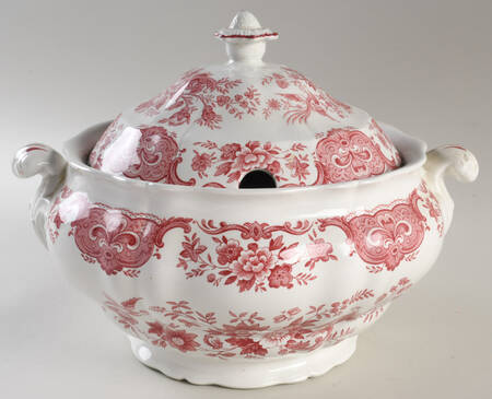 Windsor Pink Tureen &  Lid