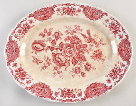 Windsor Pink 15" Oval Serving Platter