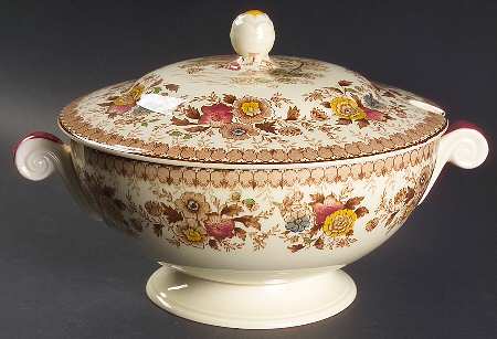 Woodland Brown (Cream Background) Tureen &  Lid