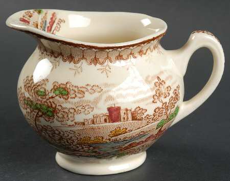 Woodland Brown (Cream Background) Creamer