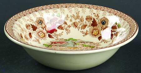 Woodland Brown (Cream Background) Coupe Cereal Bowl