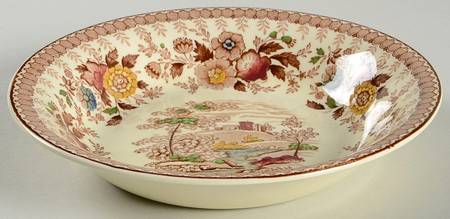 Woodland Brown (Cream Background) Coupe Soup Bowl