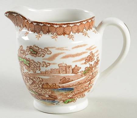 Woodland Brown (White Background) Creamer