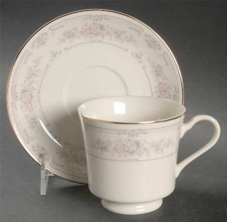 Antique Lace Footed Cup & Saucer Set