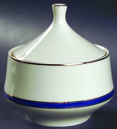 Dynasty Blue Sugar Bowl & Lid