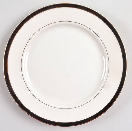 Dynasty Black Salad Plate