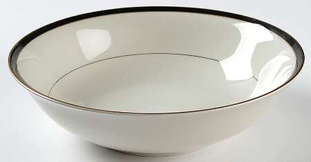 Dynasty Black 9" Round Vegetable Bowl