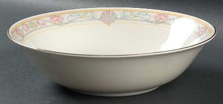 Egyptian Shell 9" Round Vegetable Bowl