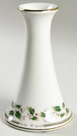 Holly Holiday 6" Candlestick