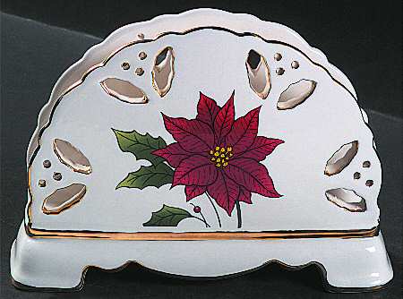 Holly Holiday Napkin Holder